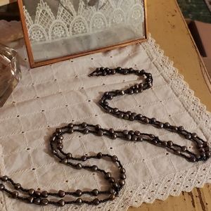 Long Freshwater Pearl Beaded Necklace